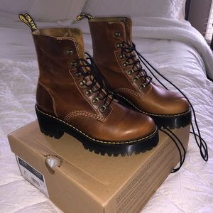 Dr. Martens Platform Leona Boots